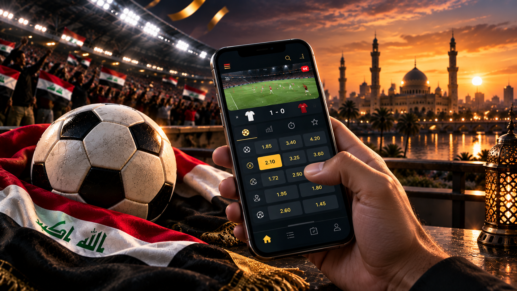 Mobile Football Betting in Iraq